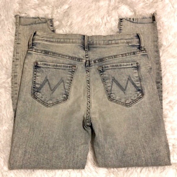 “NEW” MOTHER The Stunner Zip Ankle Fray Jean - Picture 7 of 11